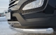 Hyundai Santa Fe 2012- Защита переднего бампера d76 (секции)  HSFZ-001218